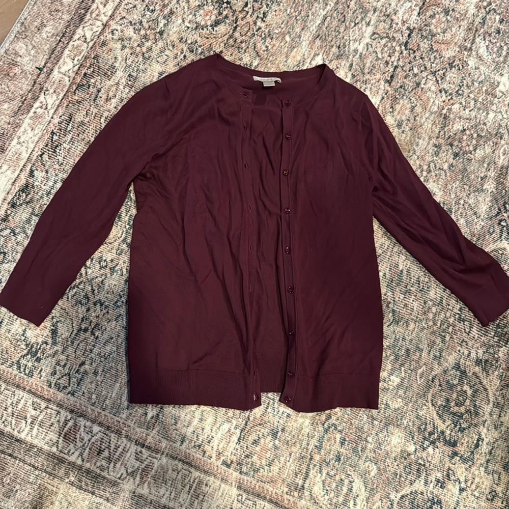 Loft cardigan size Petite Small